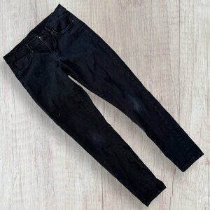 BDG Mid Rise Twig Black Skinny Slim Stretch Denim Jeans Pants Women's 8 / 29